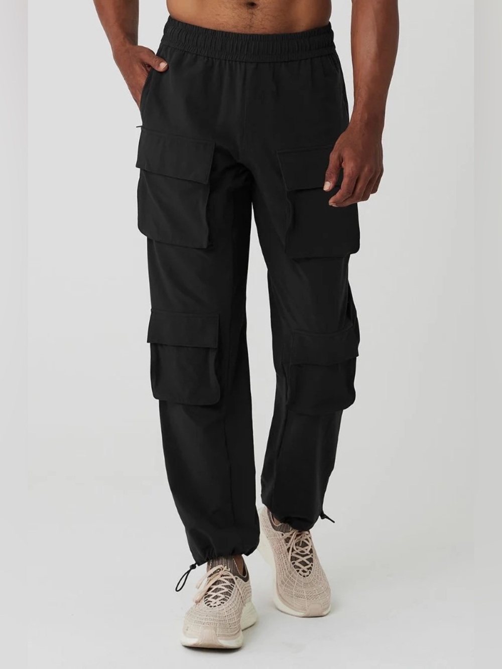 Mens Alo Yoga Cargo Venture Pants black size small